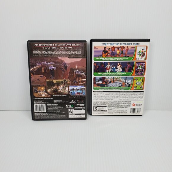 Lot of 2 PC Games, Supreme Commander 2 and The Sims 3 Starter Pack 3 Disc Set - Picture 3 of 3